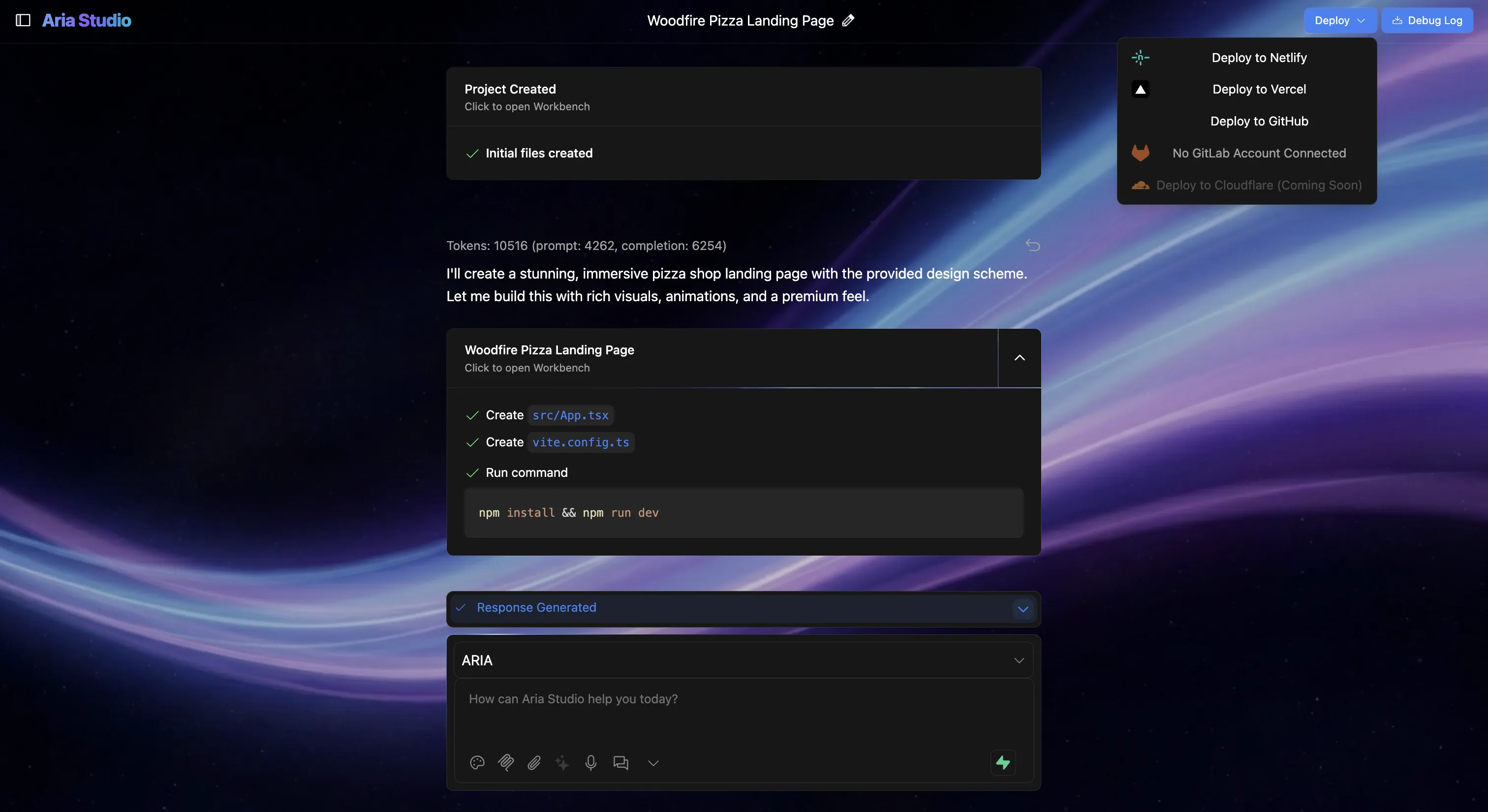 AI Chat Interface